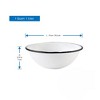 Granite Wire 7-Inch Enameled Steel Bowl - Durable Indoor/Outdoor Bowl - Oven & Fire-Safe, Dishwasher-Safe & Reusable Stackable Bowl - 2 of 4