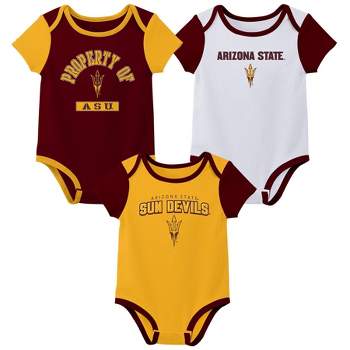 NCAA Arizona State Sun Devils Infant 3pk Bodysuit