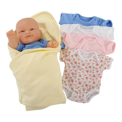 Kaplan Early Learning Baby's One Piece Outfits with Blanket for 10" dolls - image 1 of 3