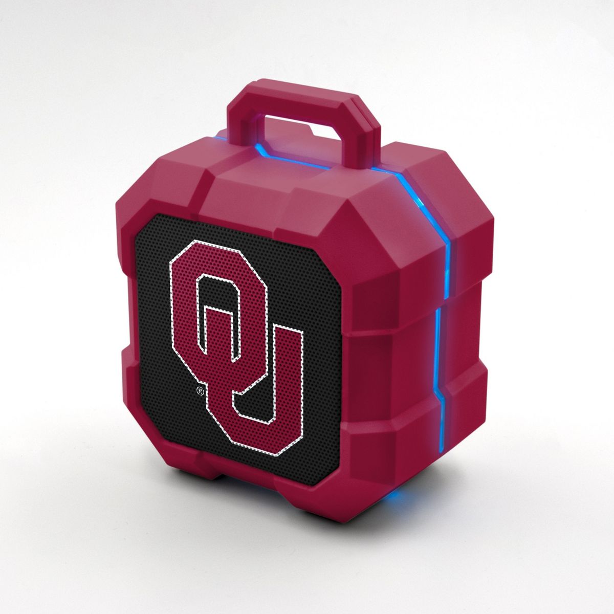 SOAR Collegiate Detroit Red Wings ShockBox LED Wireless Bluetooth Speaker- NC State Wolfpack