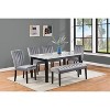 Ridstar Set of 2 Dining Chairs, Armless Chair For Dining Room-Gray - 4 of 4