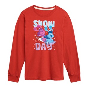 Boys' - Blue's Clues & You! - Snow Day Long Sleeve Graphic T-Shirt - 1 of 4