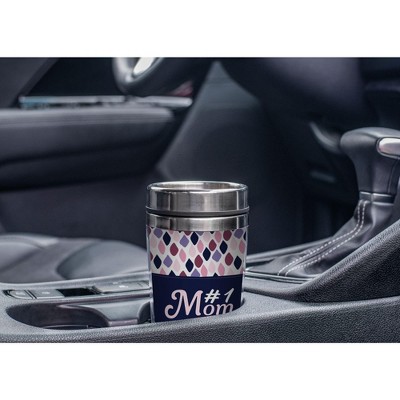 Elanze Designs #1 Mom Multicolor 17 Ounce Stainless Steel Travel Tumbler