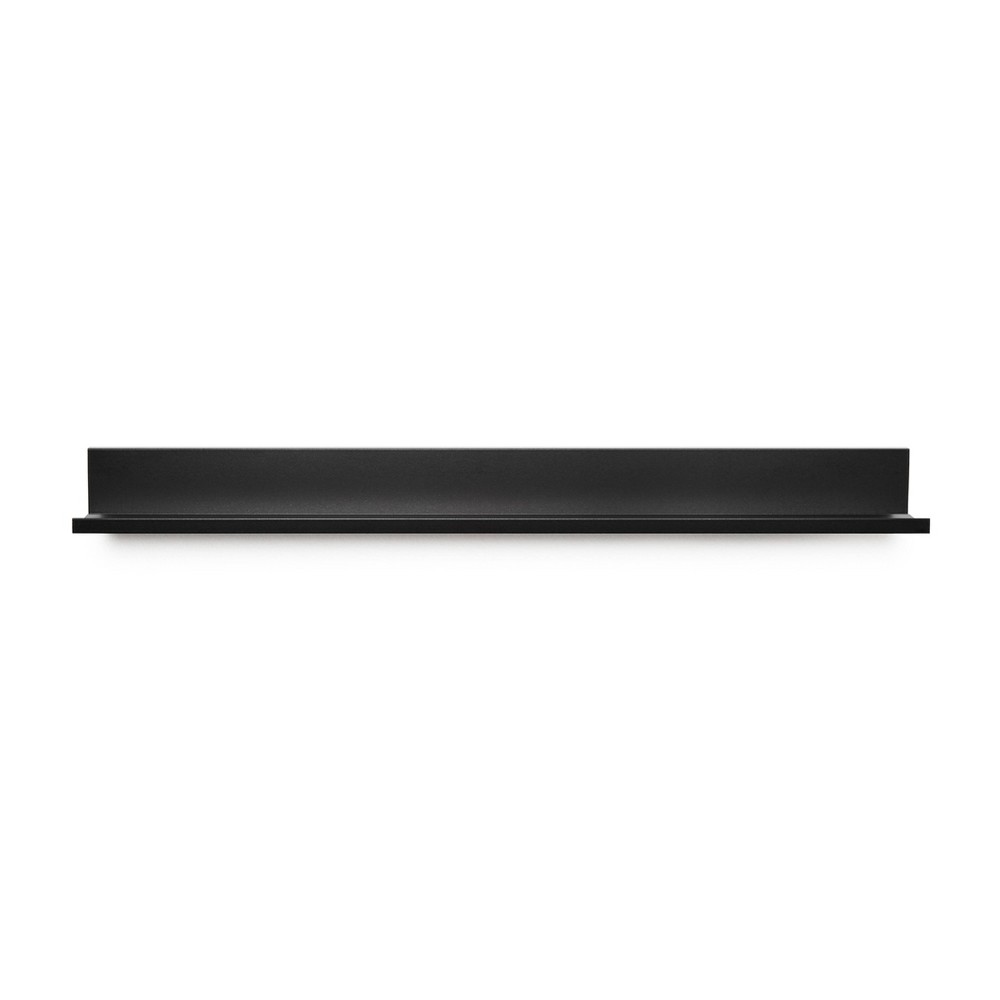 Photos - Kids Furniture 24" No Stud Needed Photo Ledge Black Powder Coat - Simple Mount