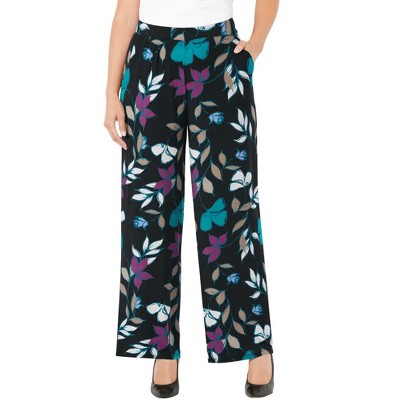 Catherines Women's Plus Size Anywear Wide Leg Pant