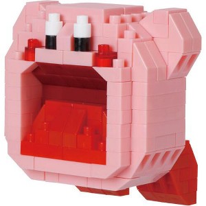 Bandai - Nanoblock - Kirby - Character Collection - Inhaling Kirby Building Kit - 1 of 4