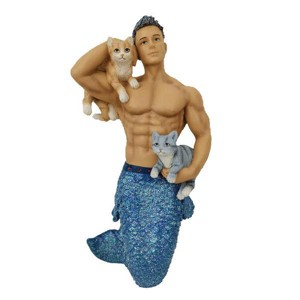 December Diamonds Ornaments – Handcrafted Merman, Animal & Holiday Figurines – Unique Collectible Christmas Tree Decorations - 1 of 1