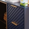 ELJGET Modern Storage Cabinet with Glass Door & 3 Drawers, Adjustable Feets, Console Table for Living Room, Entryway, Dining Room - 4 of 4