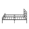 NicBex Twin/Queen/King Size Metal Platform Bed Frame with Headboard,Mattress Foundation with Steel Slat Support,Under Bed Storage,Easy Assembly,Black - 4 of 4