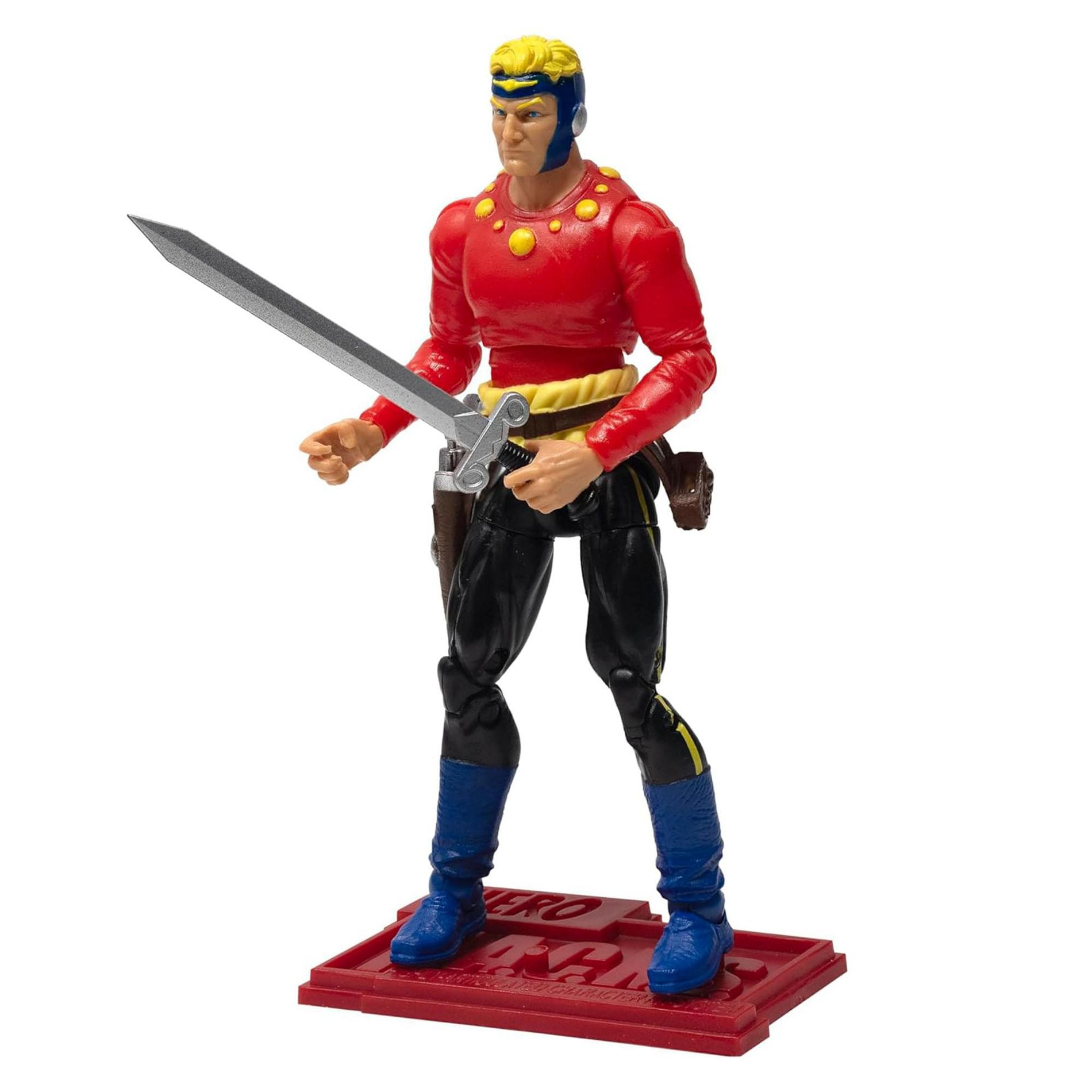 Boss Fight Studio, LLC Flash Gordon Hero H.A.C.K.S. Action Figure | Comic Flash