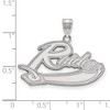 Black Bow Jewelry Sterling Silver Mount Union College Purple Raiders NCAA Large Pendant - 2 of 3