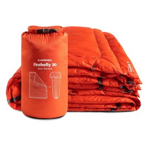 Kammok Firebelly 30°F Trail Camping Blanket | Down-Filled, Convertible and Wearable Sleeping Bag, Hammock Quilt, Compact For Backpacking - 1 of 4