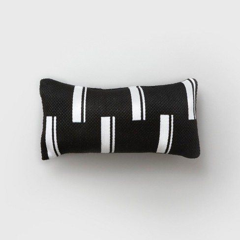 Lumbar Duo Stripe Outdoor Pillow Black White Project 62 Target