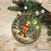 Menacing Gingerbread Man Ornament, Eerie Winter Enforcer for Christmas Decor| OrnamentallyYou - 4 of 4