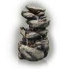 Rainforest Rock Resin Fountain With LED Light - Alpine Corporation - 4 of 4