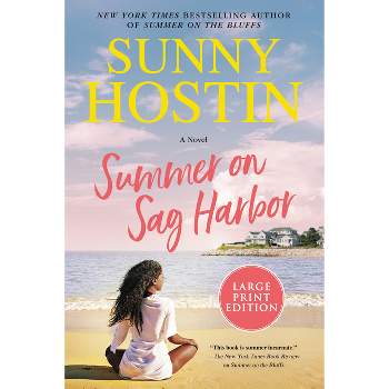 Summer on Sag Harbor - (Summer Beach) Large Print by  Sunny Hostin (Paperback)