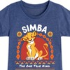 Girls' - Disney - Simba Fitted Short Sleeve Graphic T-Shirt - 2 of 4