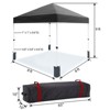 10x10 ft, Patented Center Locking Canopy Tent, Portable Outdoor Canopy Tent, Comes with Hand Wheel Bag, Suitable for Outdoor use, Height Adjustable - 4 of 4