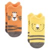 Hudson Baby Infant Boy Cotton Rich Newborn and Terry Socks, Zoo Animals - 3 of 4