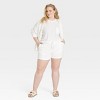 Women's Leisure Studio Mid-Rise Pull-On Shorts - Universal Thread™ - 3 of 3