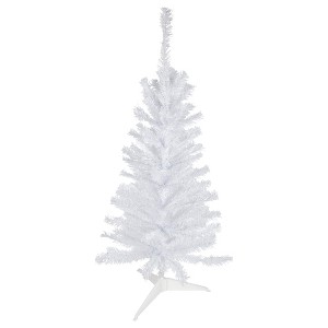 Northlight Slim Woodbury White Pine Artificial Christmas Tree - 3' - Unlit - 1 of 4