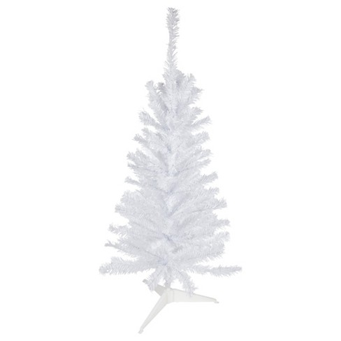 Northlight 3' Woodbury White Pine Slim Artificial Christmas Tree, Unlit ...