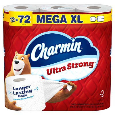 Charmin Ultra Strong Toilet Paper - 12 Mega Xxl Rolls : Target