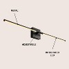 JONATHAN Y Makena Modern Minimalist Dimmable Integrated LED Metal Wall Sconce - 3 of 4