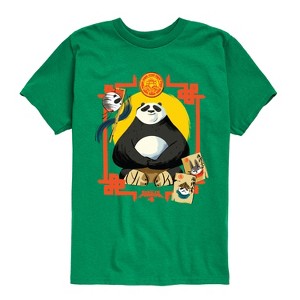 Boys' - Kung Fu Panda 4 - Po Meditating Short Sleeve Graphic T-Shirt - 1 of 4