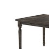 60" Claudia Li Dining Table Weathered Gray - Acme Furniture: Sturdy Wood, Non-Extension, Seats 5 - 4 of 4