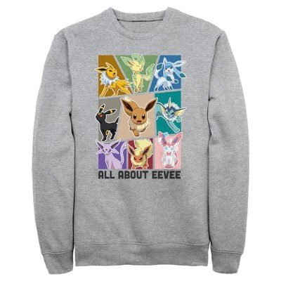 Licensed Character Big & Tall Pokemon All About Eevee Evolutions Tee, Men's, Size: 4XL, White