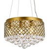 Elegant Lighting Tully 6 lights pendant in brass - 3 of 4