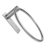 Unique Bargains Bathroom Kitchen Adhesive Waterproof Wall Mounted Stainless Steel Towel Ring Towel Holder 1 Pc - 2 of 4
