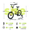 Aukfa 16-Inch Kids Bike for Boys 4-7 Years Old - Steel Frame Bike with Training Wheels, Adjustable Seat and Dual Brakes - 3 of 4