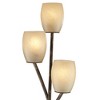 Franklin Iron Works Vierra Trio Farmhouse Rustic 68" Tall Standing Floor Lamp Tree 3-Light Foot Switch Brown Metal Copper Bronze Finish Living Room - 3 of 4