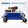 Low Profile Transmission Jack 450 LB Capacity,7-23in Lift Range,Auto Repair Lift Jack with Double Scissor Design,afety Locking Straps,4 Swivel Wheels - 3 of 4