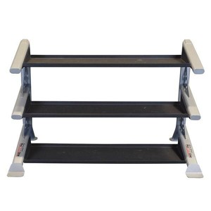 Pro ClubLine Modular Storage Rack with 3 Kettlebell Tiers for Dumbbells Medicine Balls Heavy Duty Fitness Rack - 1 of 3