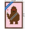 Trends International Star Wars: Saga - Chewbacca Hearts Framed Wall Poster Prints - 3 of 4