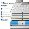 Resenkos Queen Mattress, 10 Inch Hybrid Queen Mattress in a Box, Individual Pocket Spring Bed Mattress, Medium Firm Mattress - 2 of 4