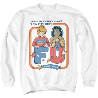Men's Steven Rhodes Today's Problems Crewneck Sweatshirt