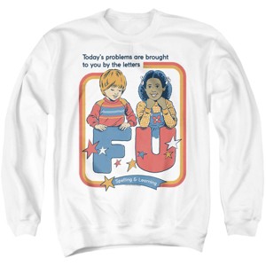 Men's Steven Rhodes Today's Problems Crewneck Sweatshirt - 1 of 4