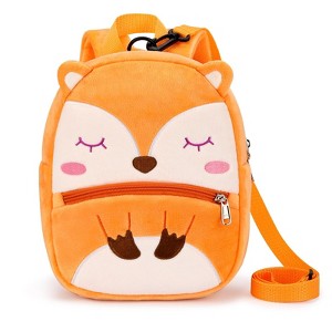 Narwey Toddler Backpacks for Girls 2-4: Cute Fox Plush Backpack - 3D Animal  Cartoon Mini Travel Bag -10 inch 1-3 : Target