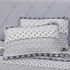 Bohemian Quilt Set Full Queen Size 3 Piece, Lightweight Soft Reversible Bedspread Sets for All Season 1 Quilt 2 Pillow Shams - 4 of 4