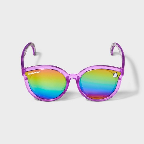 Girls' Daisy Aviator Sunglasses - Cat & Jack™ Purple : Target