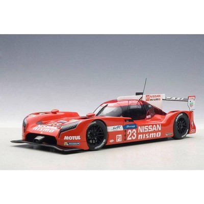 Nissan GT-R LM Nismo Lemans 2015 O. Pla, J. Mardenborough, M. Chilton #23 1/18 Model Car by Autoart