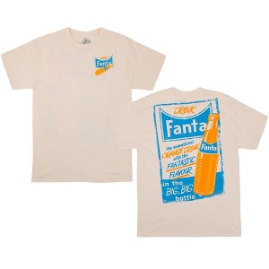 Men's Fanta Fantastic Flavor Vintage Advertisement Graphic T-Shirt 2X-Large Natural - 1 of 4