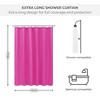 Evideco French Home Goods Extra Long Shower Curtain Liner Plastic 79"L x 71"W - 3 of 4