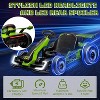 24V Electric Go Kart for Kids, with 2 * 150W Motors, Adjustable Seat, 8mph Speed, Led Lights, for Children Ages 6-15 - 4 of 4