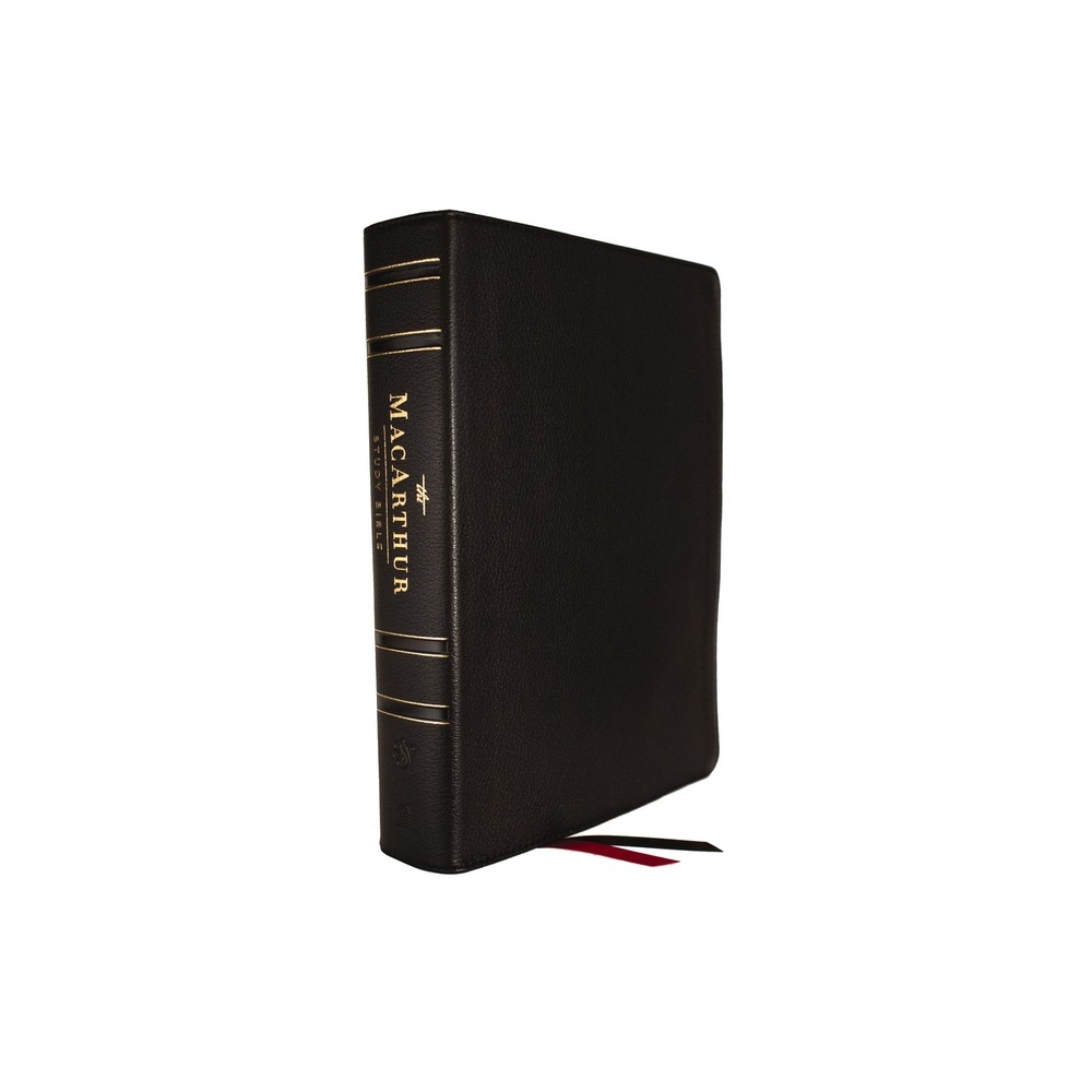 Esv, MacArthur Study Bible, Black Genuine Leather - 2nd Edition by Thomas Nelson (Leather Bound)