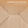 Lirago,Modern Boho Accent Chair with Braided Jute Seat-Scandinavian Style for Living Room - 3 of 4